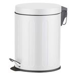 Papelera-en-acero-con-pedal-blanca-5-L-26x205x28-cm-0
