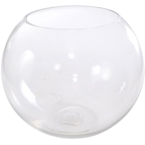 Florero pecera de vidrio 24.5x8.5x16 cm