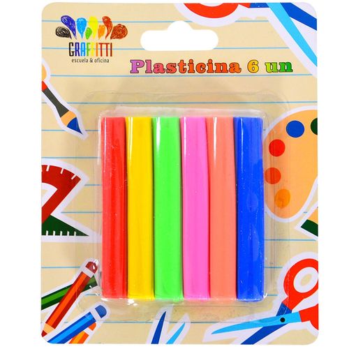 Plasticina GRAFFITTI 6 colores