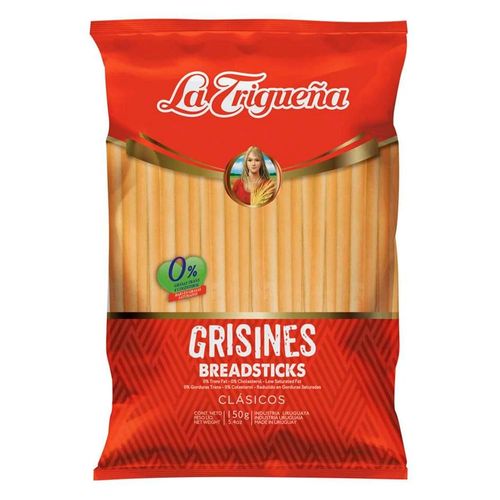 Grissines LA TRIGUEÑA Clasicos 150 g