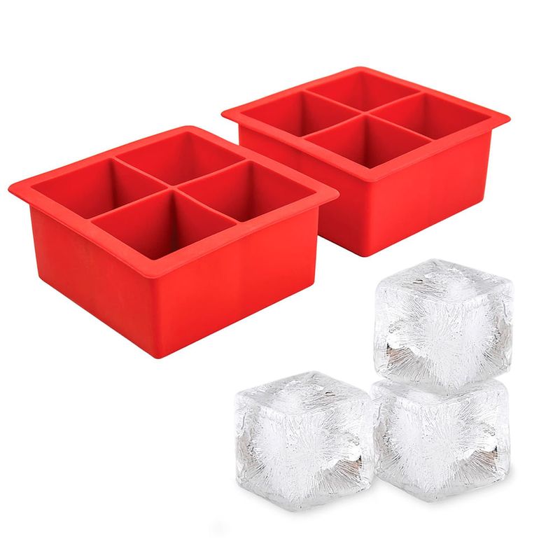 Set-x2-Cubeteras-Silicona-4-Cavidades-TOVOLO-Rojo-0