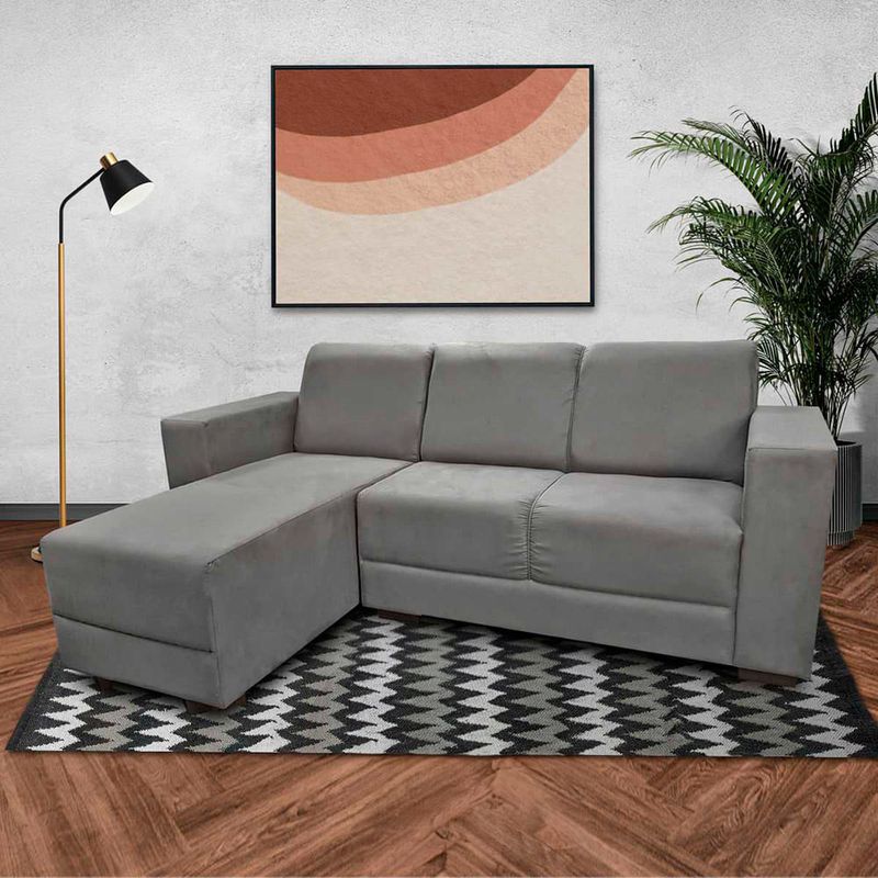 Sofa-con-Cheslon-Simil-Gamuza-Gris-207x87x146-cm-0