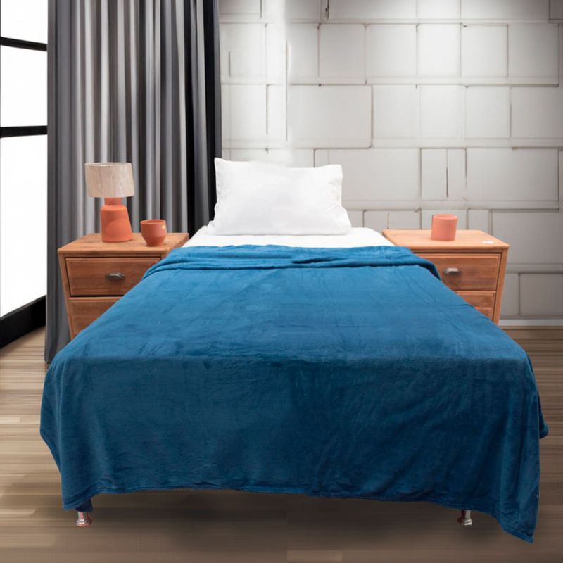 Manta-HOME-coral-Fleece-1-plaza-azul-oscuro-150x220-cm-1