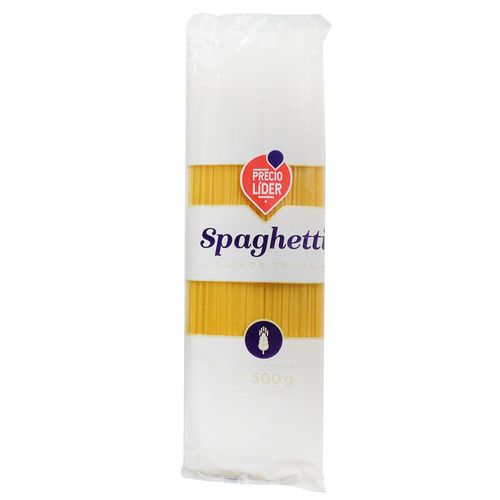 Fideos spaghetti PRECIO LÍDER 500 g