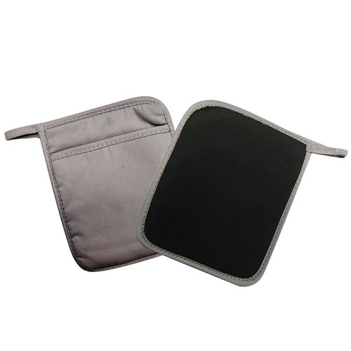 Agarradera/manopla H&K en neopreno y algodón color gris