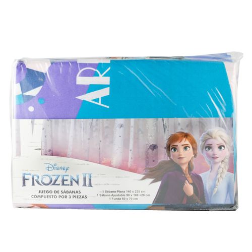 Juego de Sábanas 1 plaza microfibra Frozen