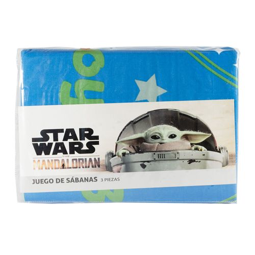 Juego de Sábanas 1 plaza microfibra Baby Yoda