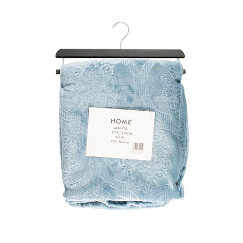 Manta 127x152 cm azul