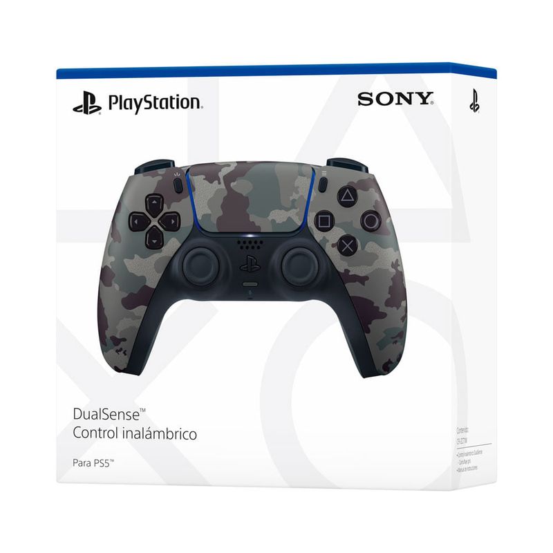 Joystick-SONY-PS5-dualsense-camo-gris-3