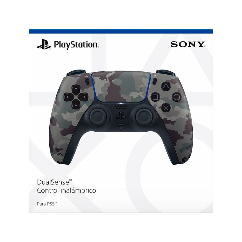 Joystick-SONY-PS5-dualsense-camo-gris-1