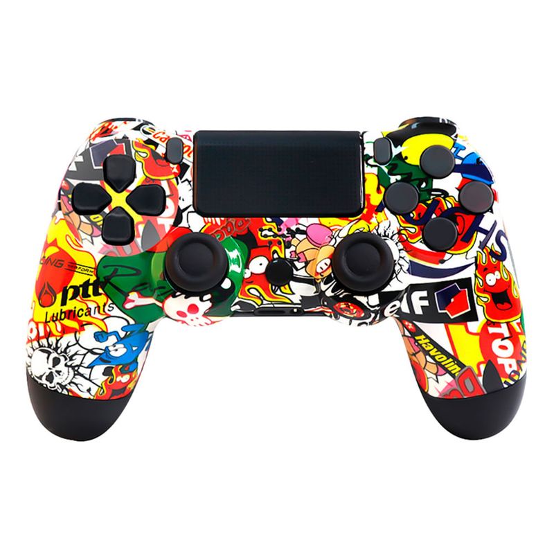 Joystick-LEDSTAR-PS4-inalambrico-con-diseño-1