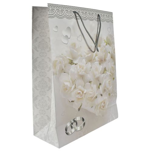 Bolsa de Regalo Flores 31x40x12 cm