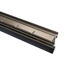 Zocalo-puerta-aluminio-con-goma-100-cm-Marron-bronce-0