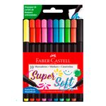 Marcadores-FABER-CASTELL-Supersoft-10-un-Punta-Pincel-0