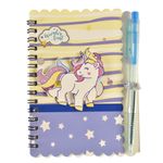 Libreta-con-lapicera-14x10-cm-30-hojas-diseño-Unicornio-1