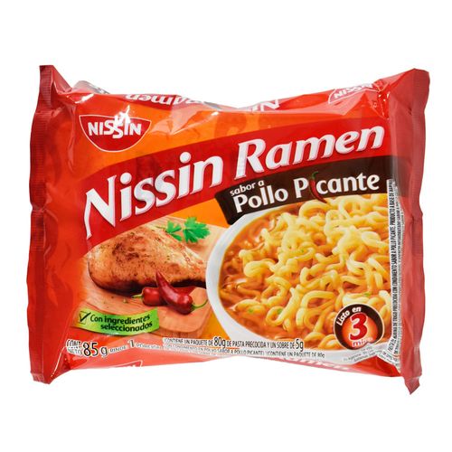 Pasta Ramen NISSIN Pollo Picante 85 g