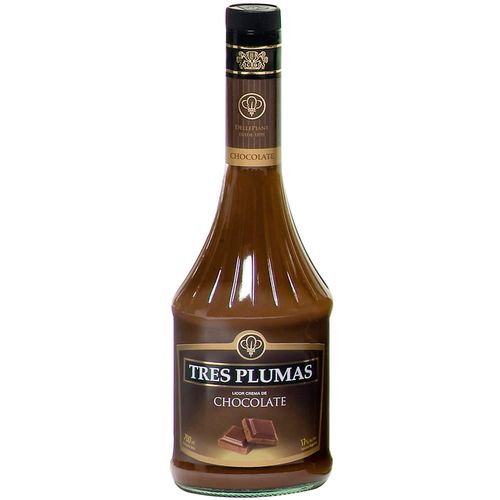 Licor TRES PLUMAS Chocolate American Club 700 cc