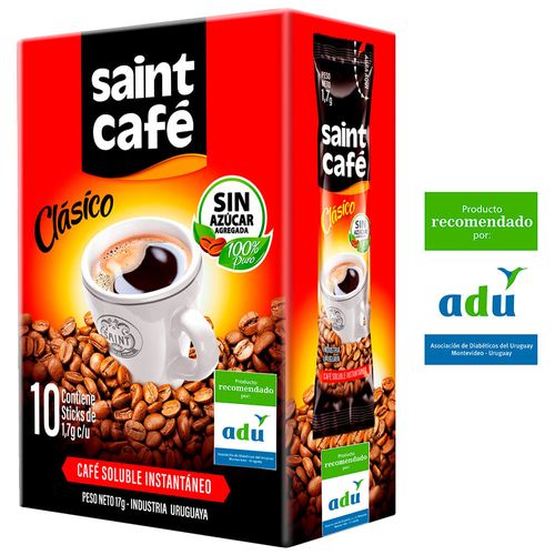 Café soluble SAINT sticks x 10 un.