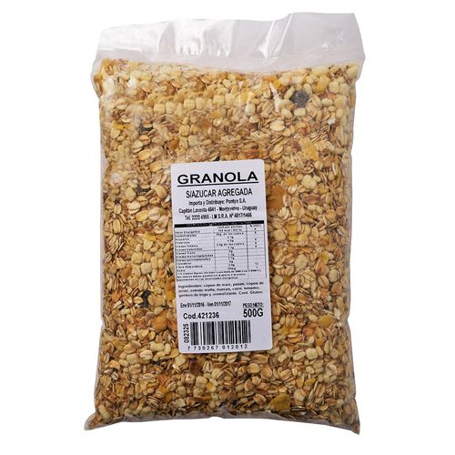 Granola sin azúcar agregada bl. 500 g