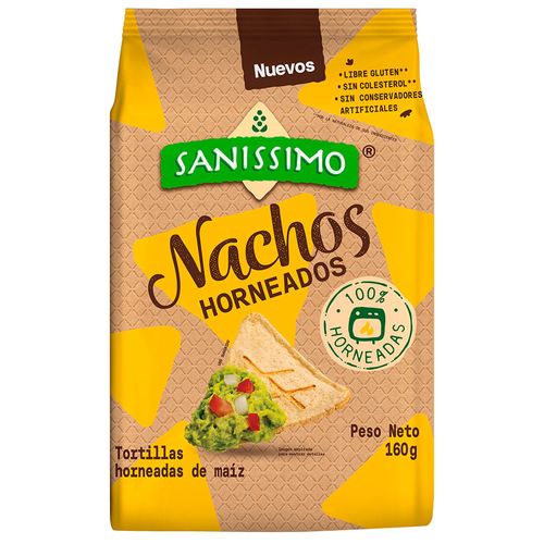 Nachos Clásicos SANISSIMOS 160 g