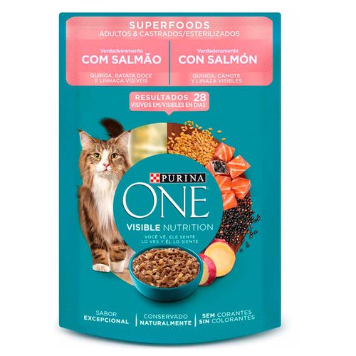 Alimento ONE WET gatos adultos y castrados 85 g