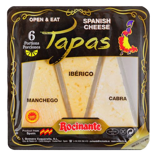 Tapas 3 quesos ROCINANTE 90 g