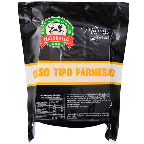 Queso Parmesano Granja Naturalia fracción 270 g