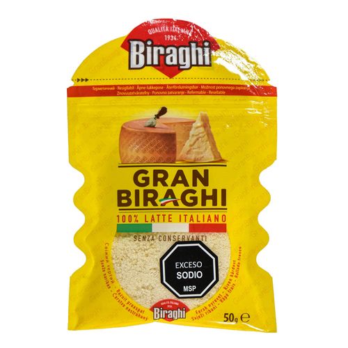 Queso Parmesano Rallado GRAN BIRAGHI 50 g