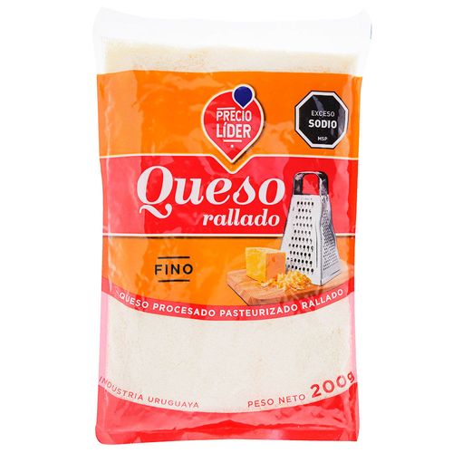 Queso rallado fino PRECIO LÍDER 200 g