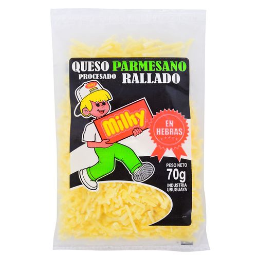 Queso Rallado Hebras Milky 70 g