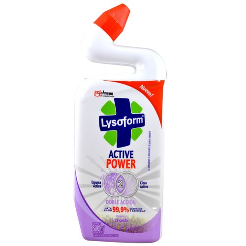 Desinfecta y limpia inodoro LYSOFORM active lavanda 500 ml