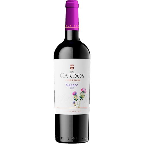 Vino DOÑA PAULA Los Cardos Tinto Malbec 750 cc