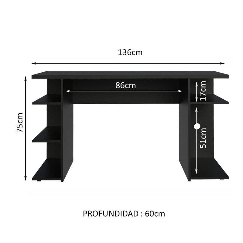 Escritorio-gamer-75x136x60-cm-negro-2