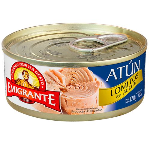 Atún lomito EMIGRANTE en aceite 170 g