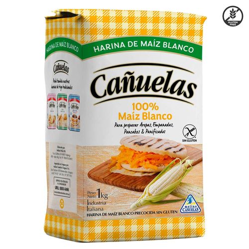 Harina de maíz precocida CAÑUELAS sin gluten 1 kg