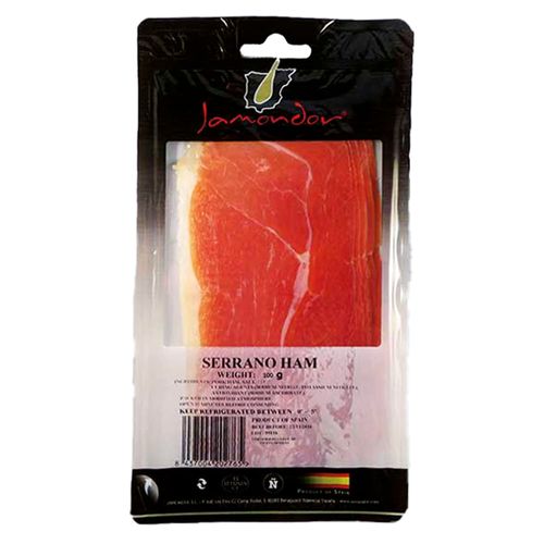 Jamón Serrano loncheado JAMONDOR 100 g