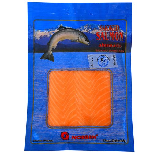 Salmón ahumado NORBEN kosher 200 g