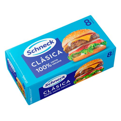 Hamburguesas SCHNECK 8 un. 668 g