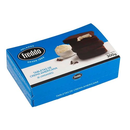 Tableta Americana FREDDO chocolate crema x 6 un. 300 g