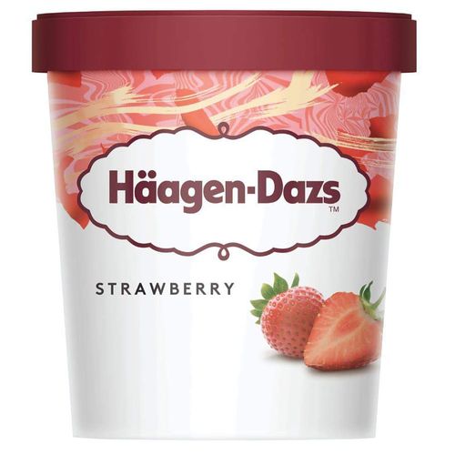 Helado HÄAGEN-DAZS frutilla vaso 473 ml