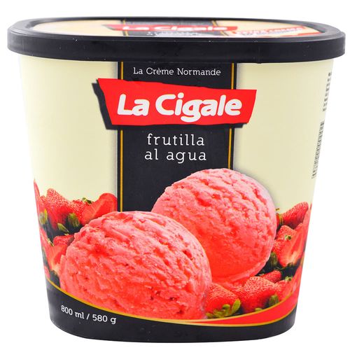 Helado frutilla LA CIGALE 800 ml