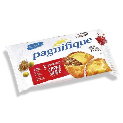 Empanadas PAGNIFIQUE carne suave x 3 un. 210 g