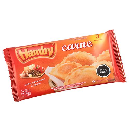 Empanadas carne HAMBY x 3 un. 210 g