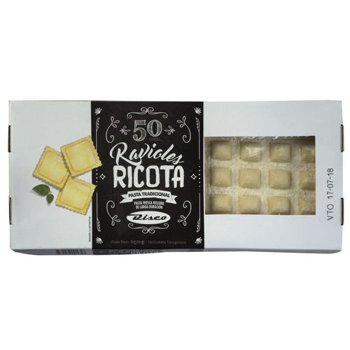 Ravioles de ricota DISCO 50 un. 250 g