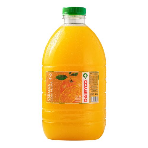 Jugo de naranja con pulpa DAIRYCO bidón 3 L