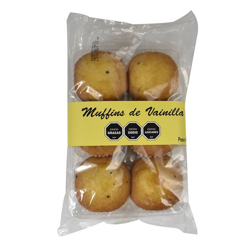 Muffin de vainilla 6 un.