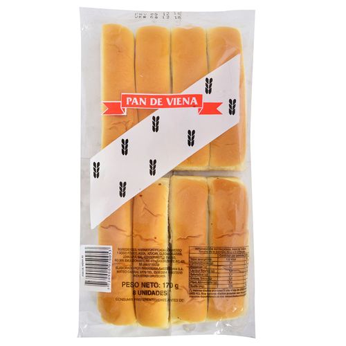 Pan de Viena 8 un.