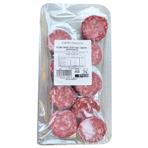 Feteado grueso salame tipo italian.cab.premium x 250 g