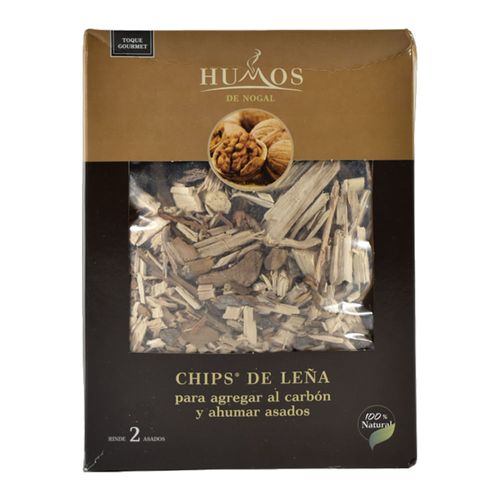 Chips de leña humos 500 gr nogal