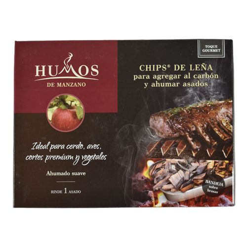 Chips de leña humos 140 gr manzano